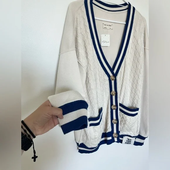 Free People We The Free Varsity Cardi - Picture 13 of 16